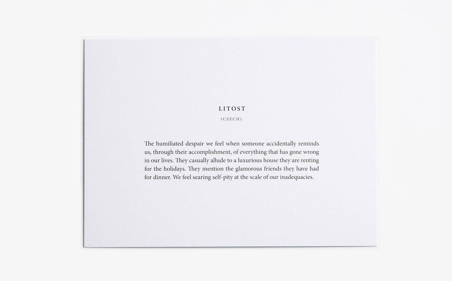 Untranslatable Words Card Set