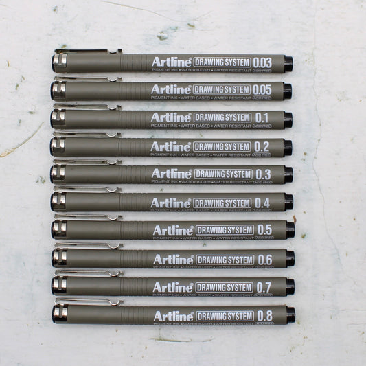 Artline Drawing System Pen - Black Ink