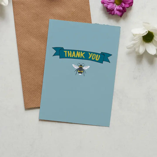 Thank You Bee Greeting Card