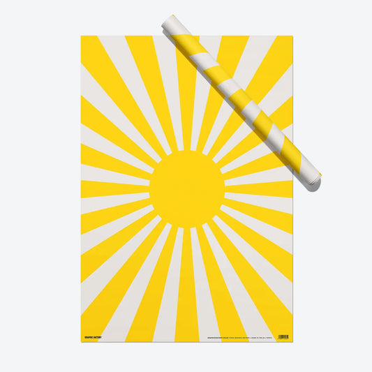 Sun Wrapping Paper sheet