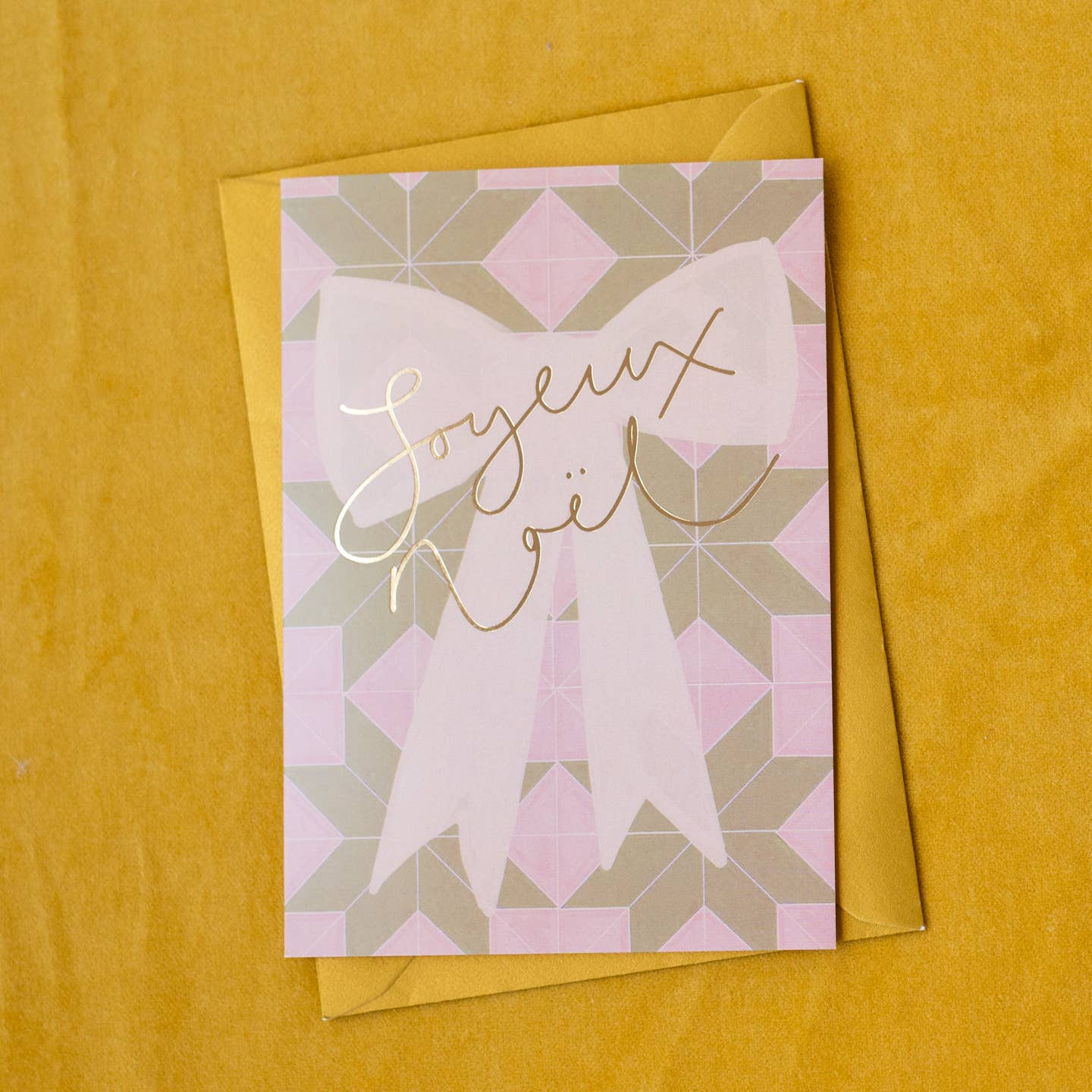 Joyeux Noel Bow Card