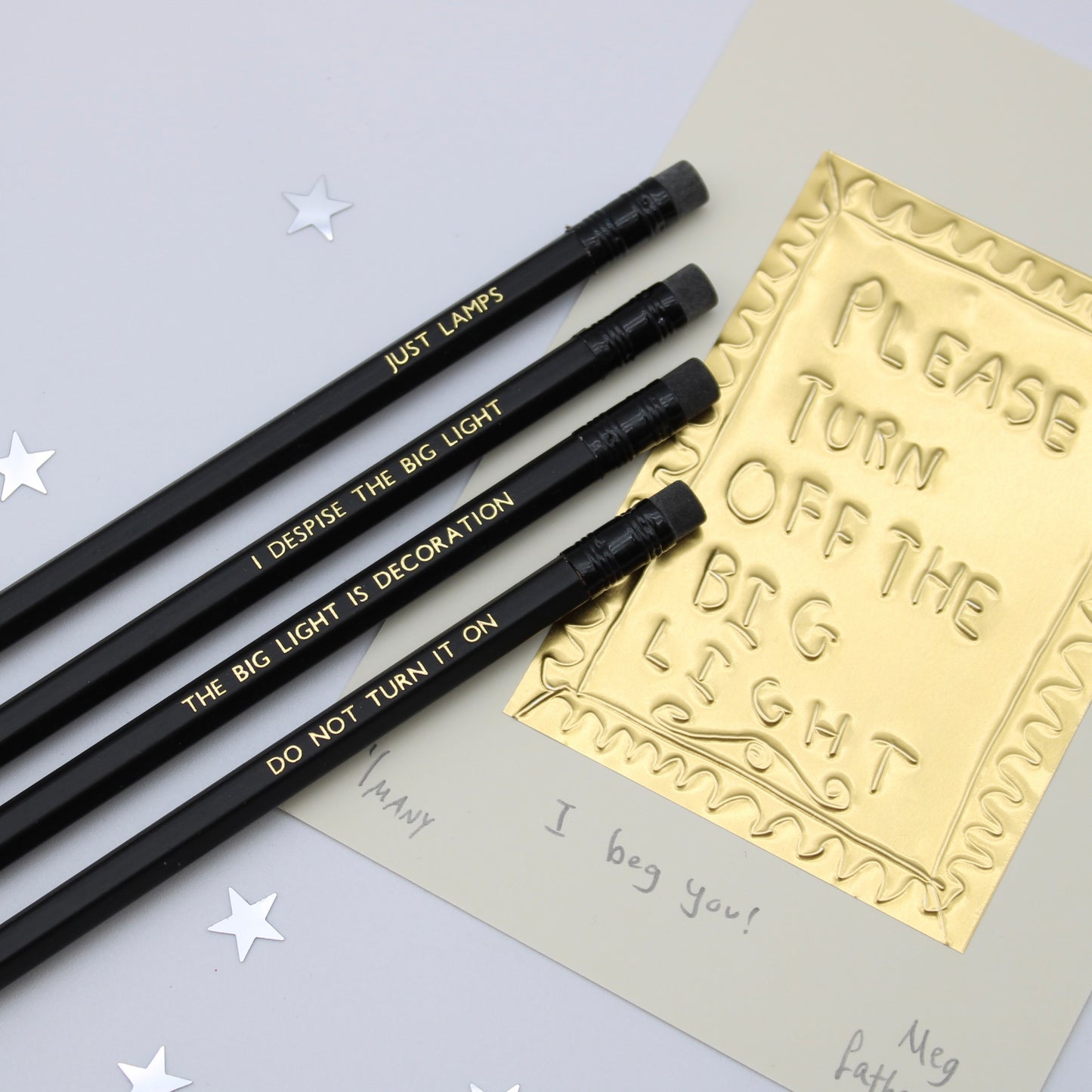 Big Light Hater Pencil Set