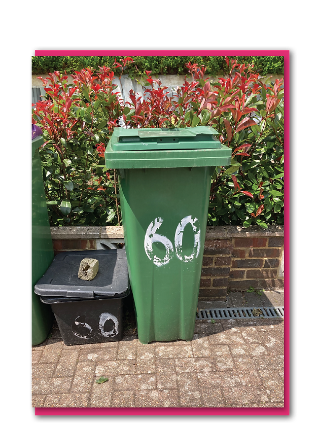 It's Bin ages 60 Birthday card