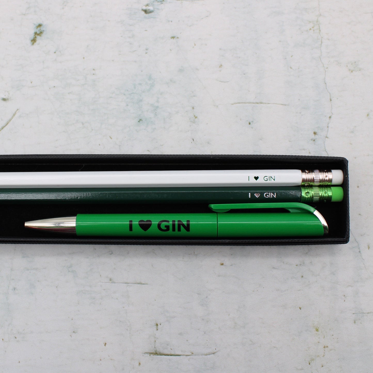 Personalised boxed set of 1 Pen & 2 Pencils