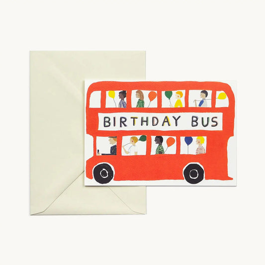 Birthday Bus card