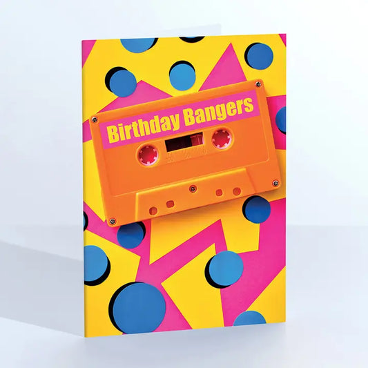 Birthday Bangers Mix Tape Card
