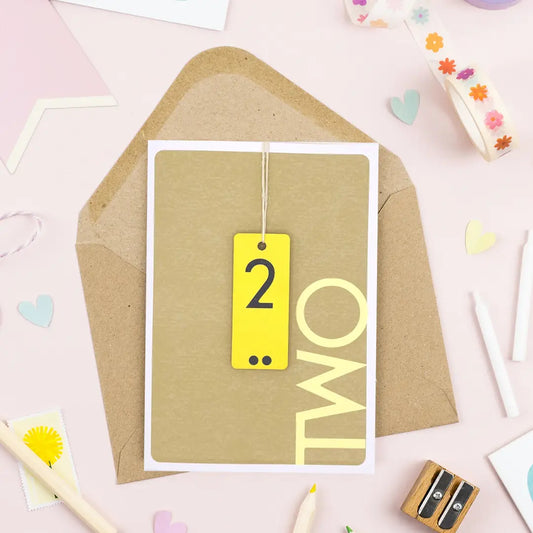 Age 2 Keepsake Card