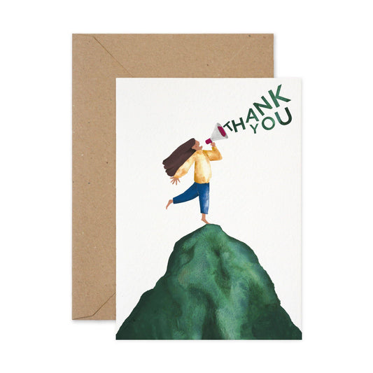 Mountaintop Thank You Card