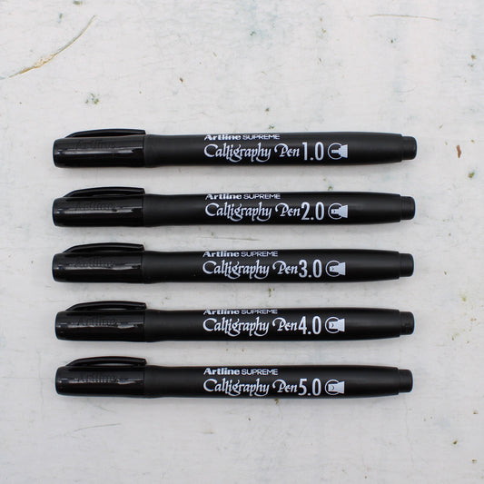 Supreme Calligraphy Pen - 5 nib sizes available