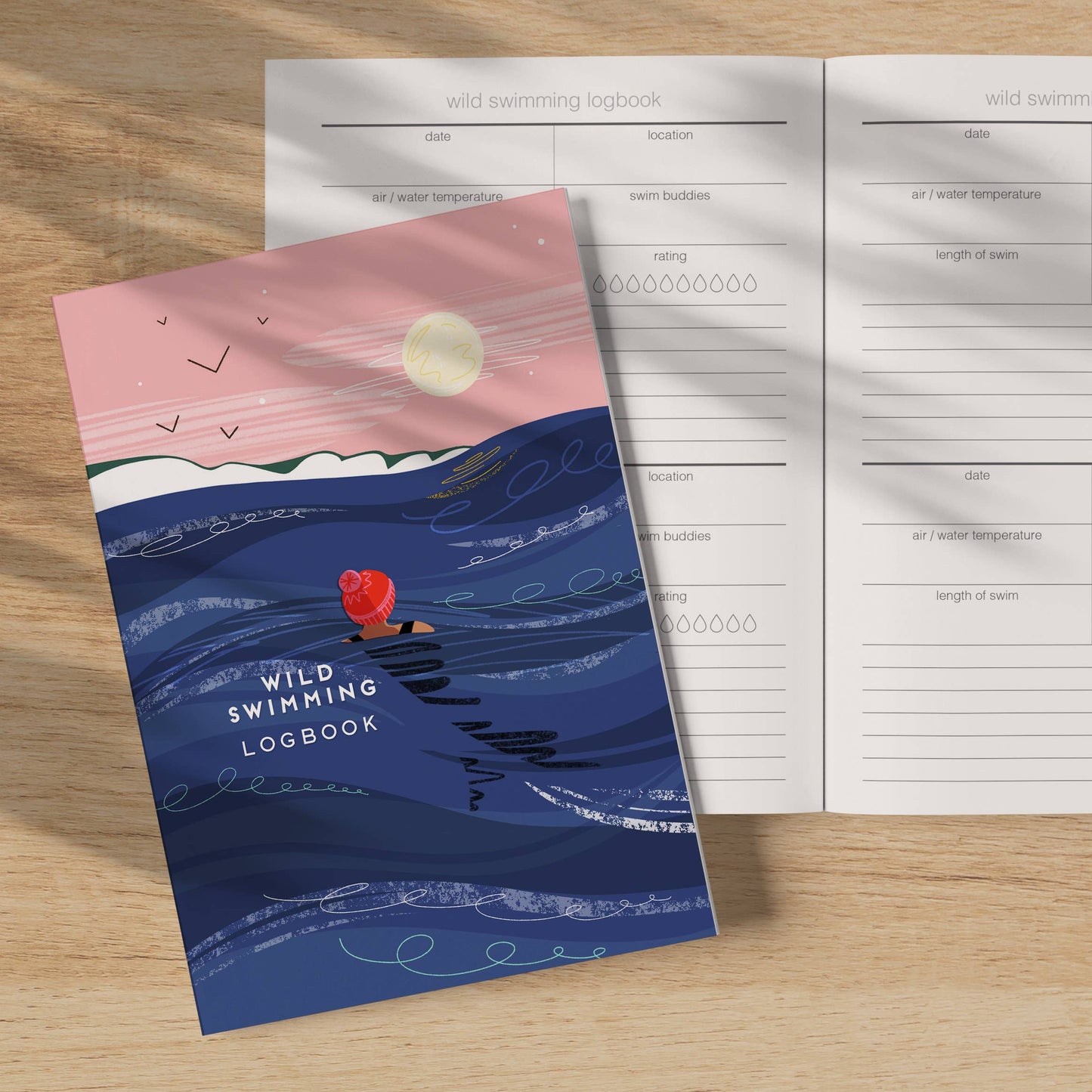 Wild swimming logbook