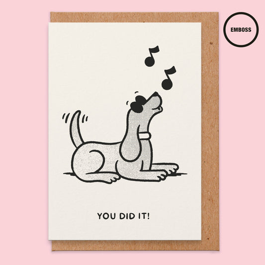 You Did It Congrats Card By Steve Gavan