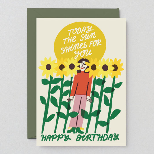 Today The Sun Shines For You Card