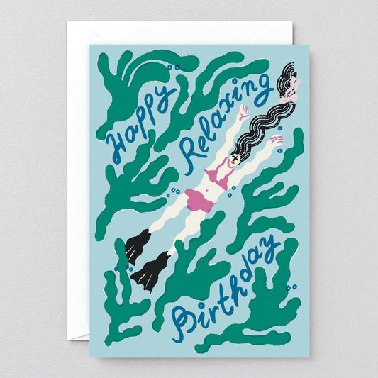 Happy relaxing Birthday Card