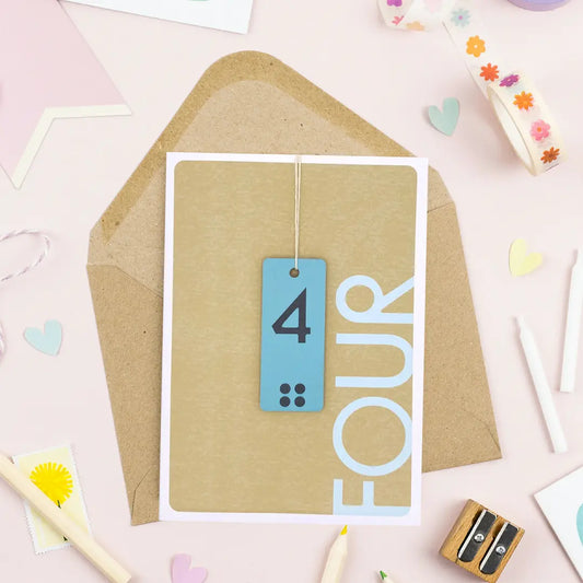 Age 4 Keepsake Card
