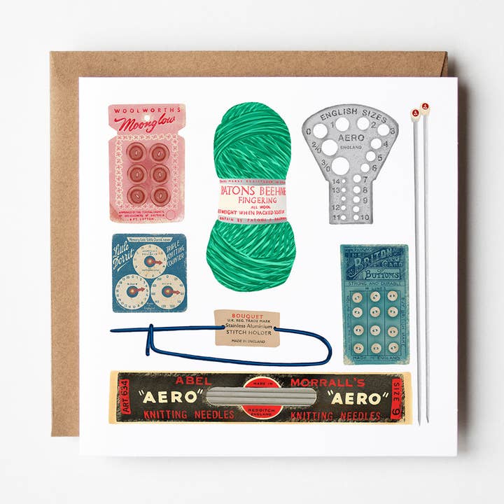 Knitting Collection card