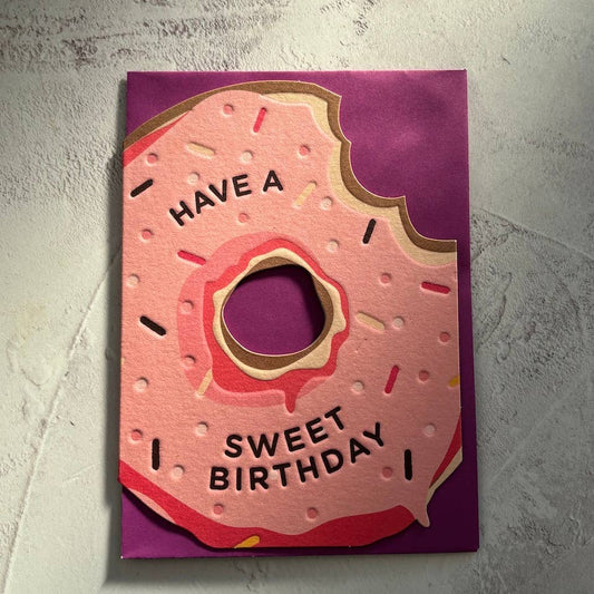 Sweet Birthday Doughnut
