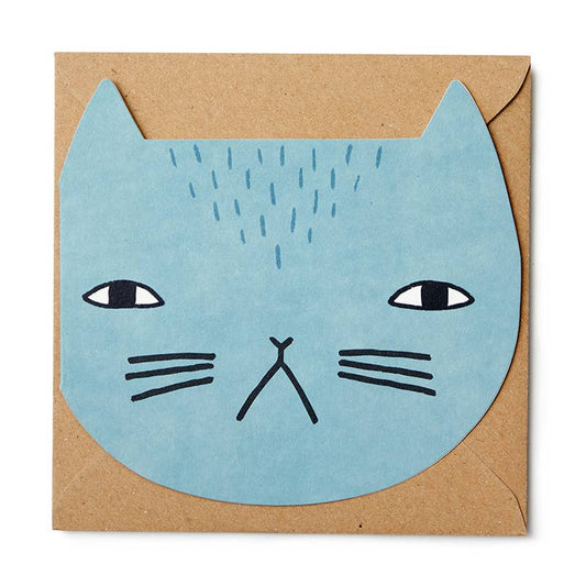 Cat Cut-Out Card