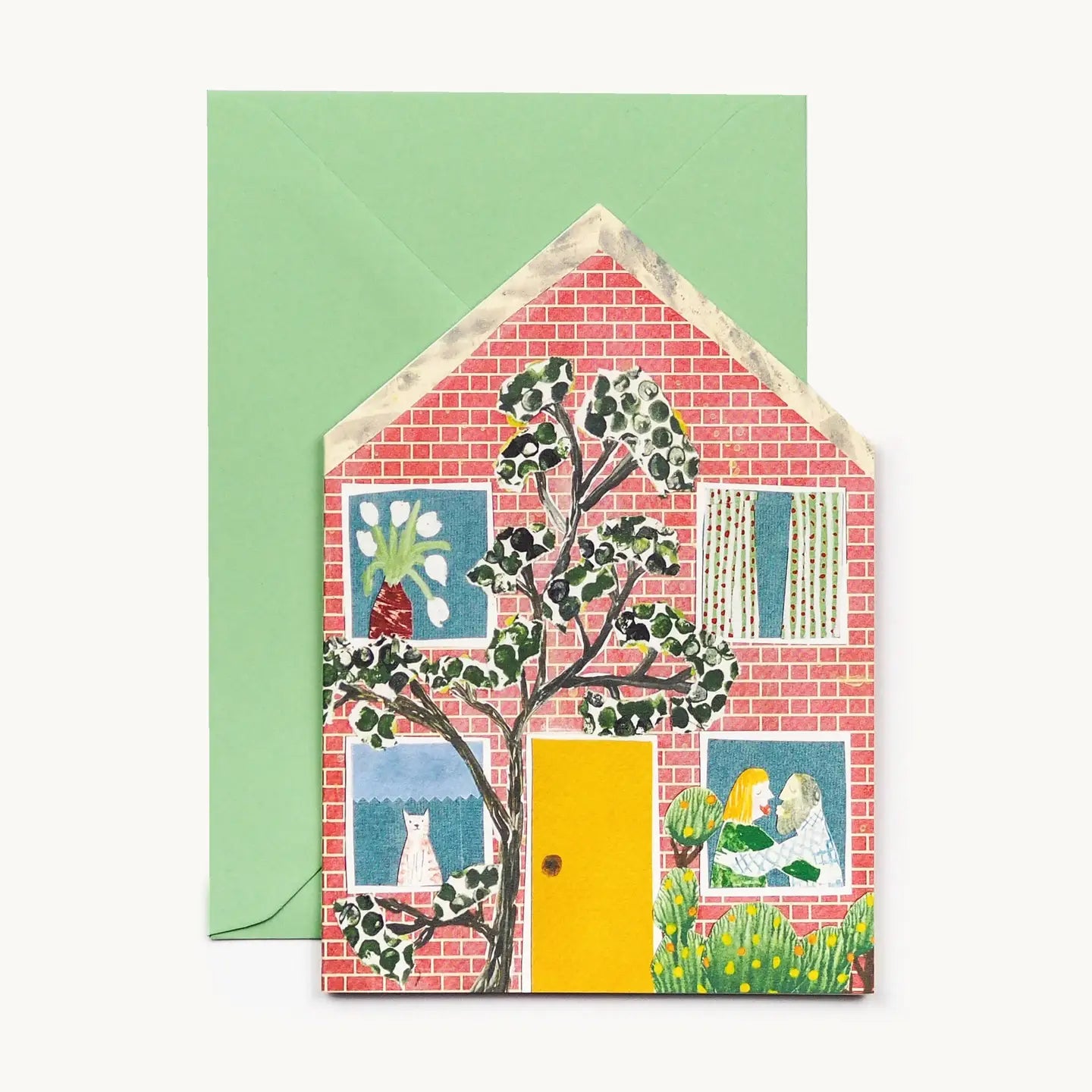 Townhouse Greeting Card