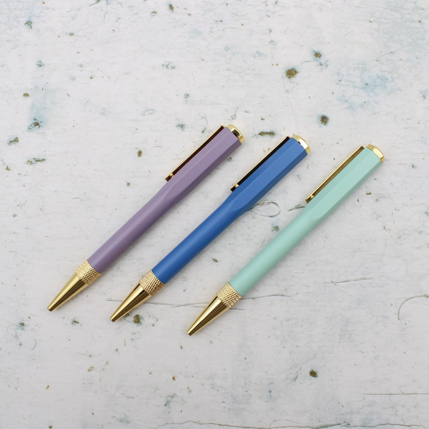 Block colour Boxed Pen - 4 Colours