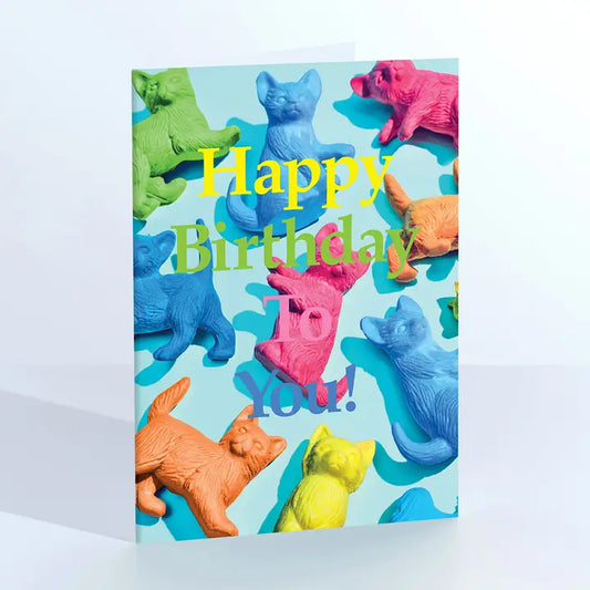 Happy Birthday To You Cats Card