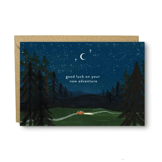 Good Luck Campervan Card