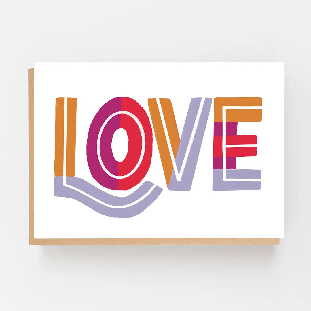Love - in Colour card