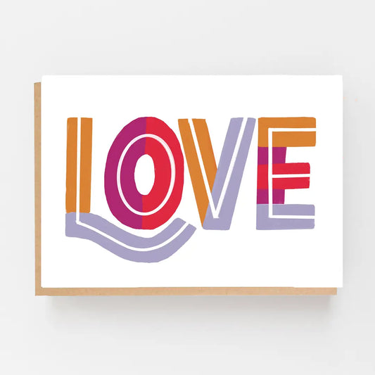 Love - in Colour card
