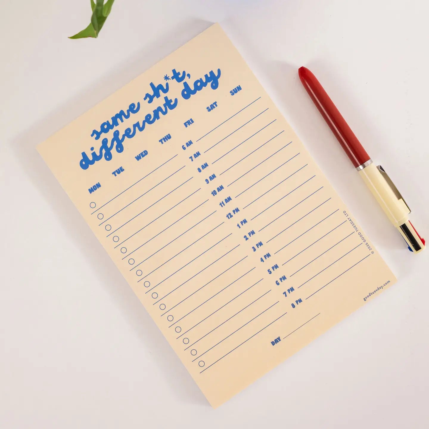 A5 Daily Planner Pad - Same sh*t, different day