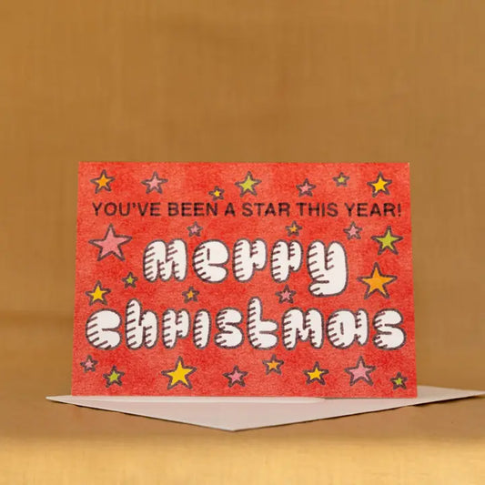 You've Been a Star Christmas Card