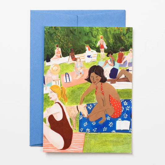 At the Pond Card