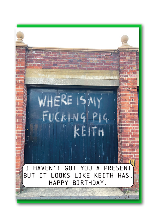 Where's My Pig Birthday