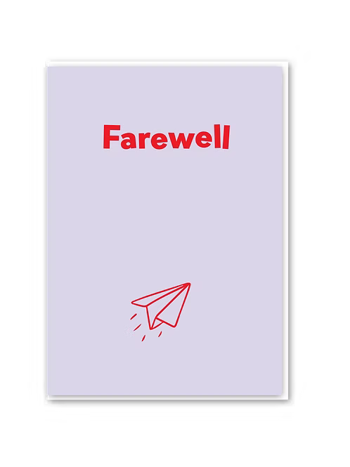 Farewell card
