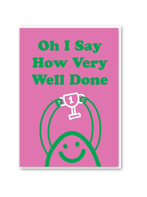 Very Well Done card