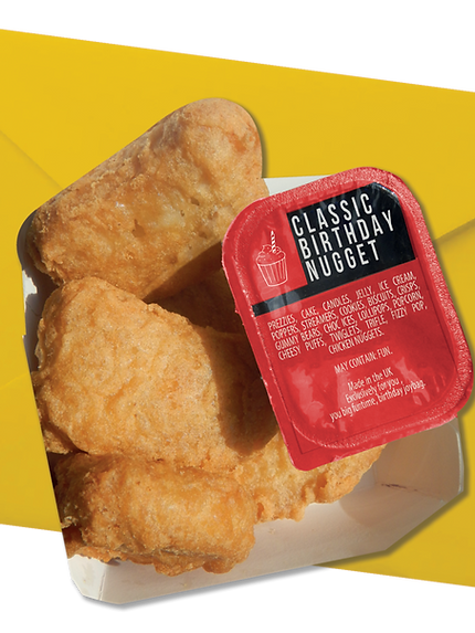 Birthday Nugget card