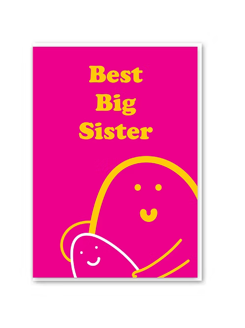 Best big Sister card