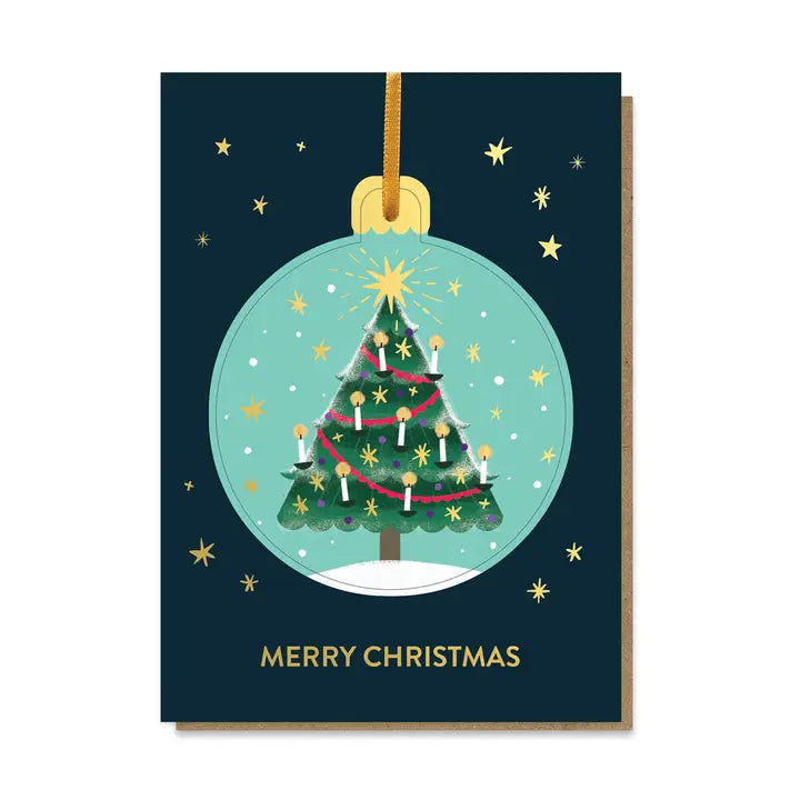 Oh Christmas Tree Pop out Bauble card