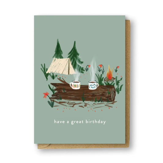 Happy Birthday Campers Card