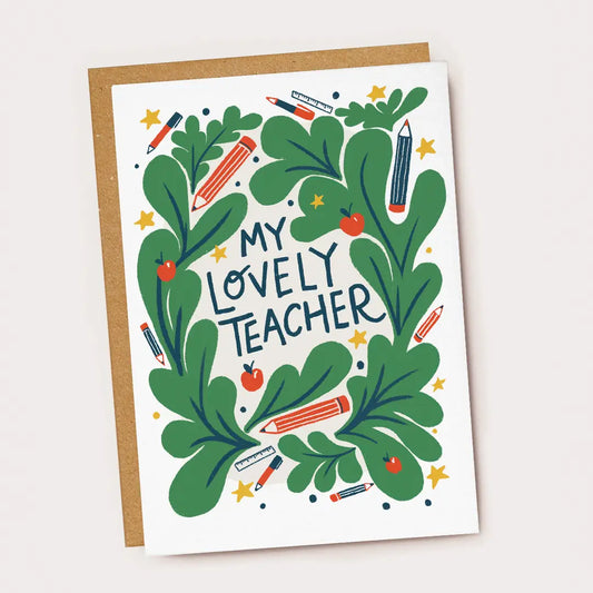 My Lovely Teacher card