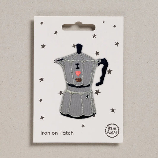 Iron On Patch - Coffee Pot