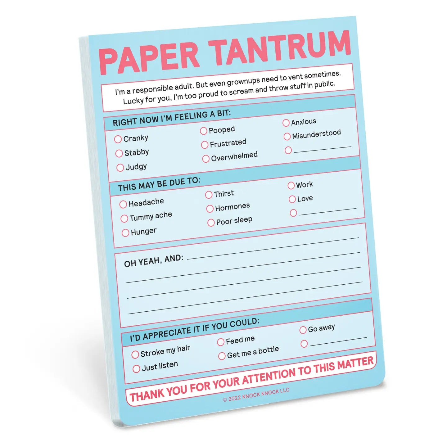 Paper Tantrum Nifty Note pad