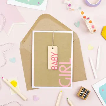 Baby Girl Keepsake Card