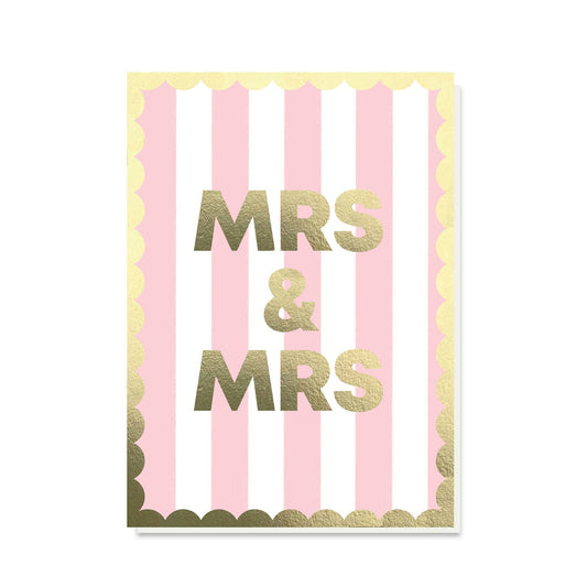 Mrs & Mrs card