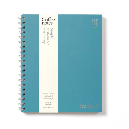 Azzuro Wirebound Notebook (Lined): Grande