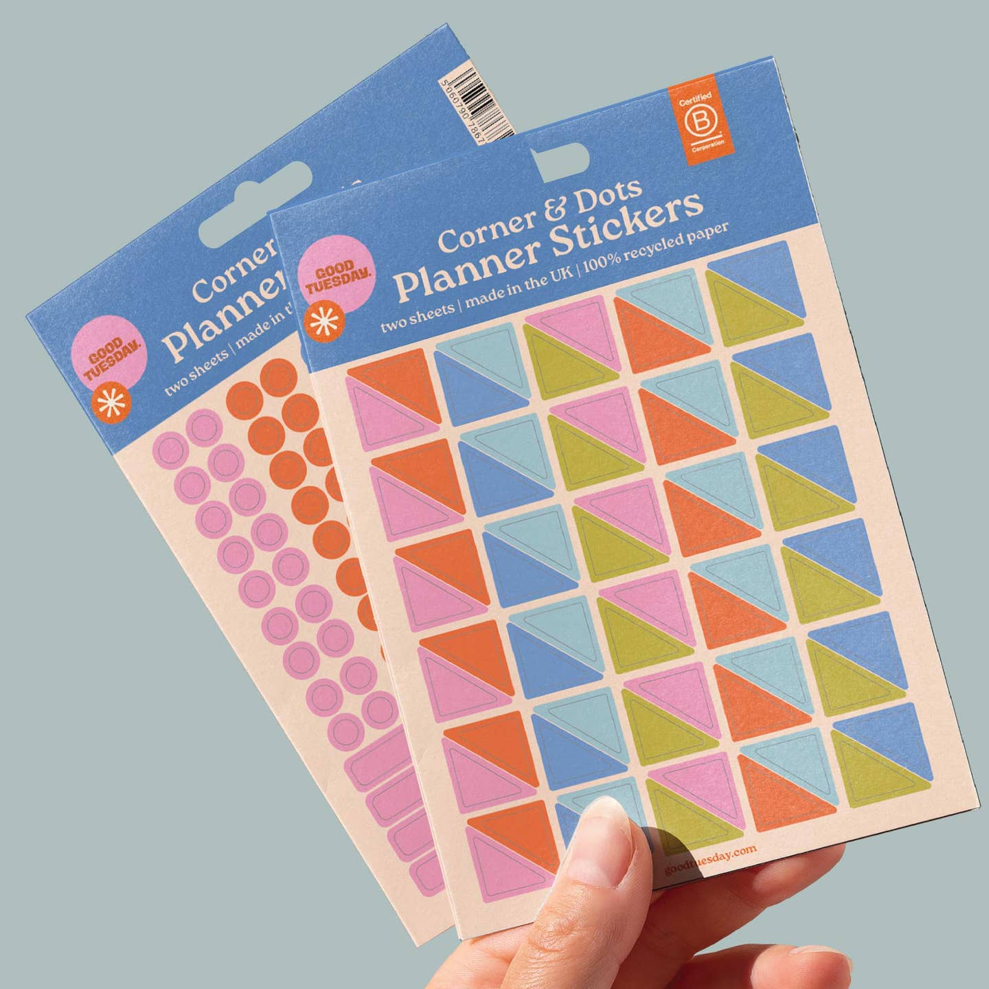 Two sheets of planner stickers from The Pencil Me In stationery shop. 