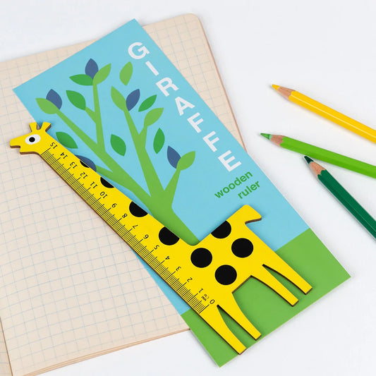 Wooden Ruler - Giraffe