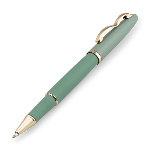 A green rollerball pen from the Pencil Me In stationery shop.