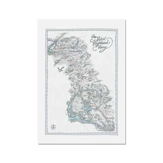 West Highland Way Map A3 print