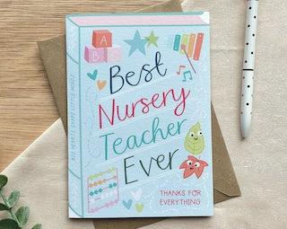 Best Nursery Teacher Card