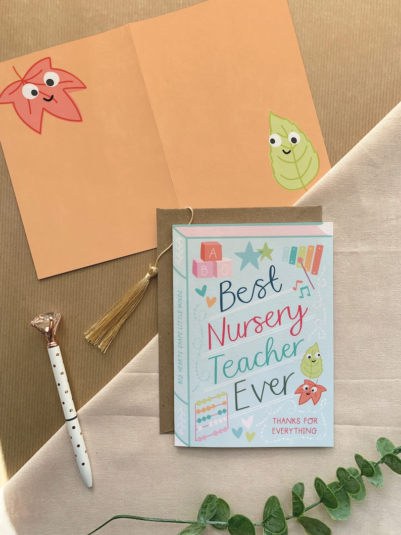 Best Nursery Teacher Card