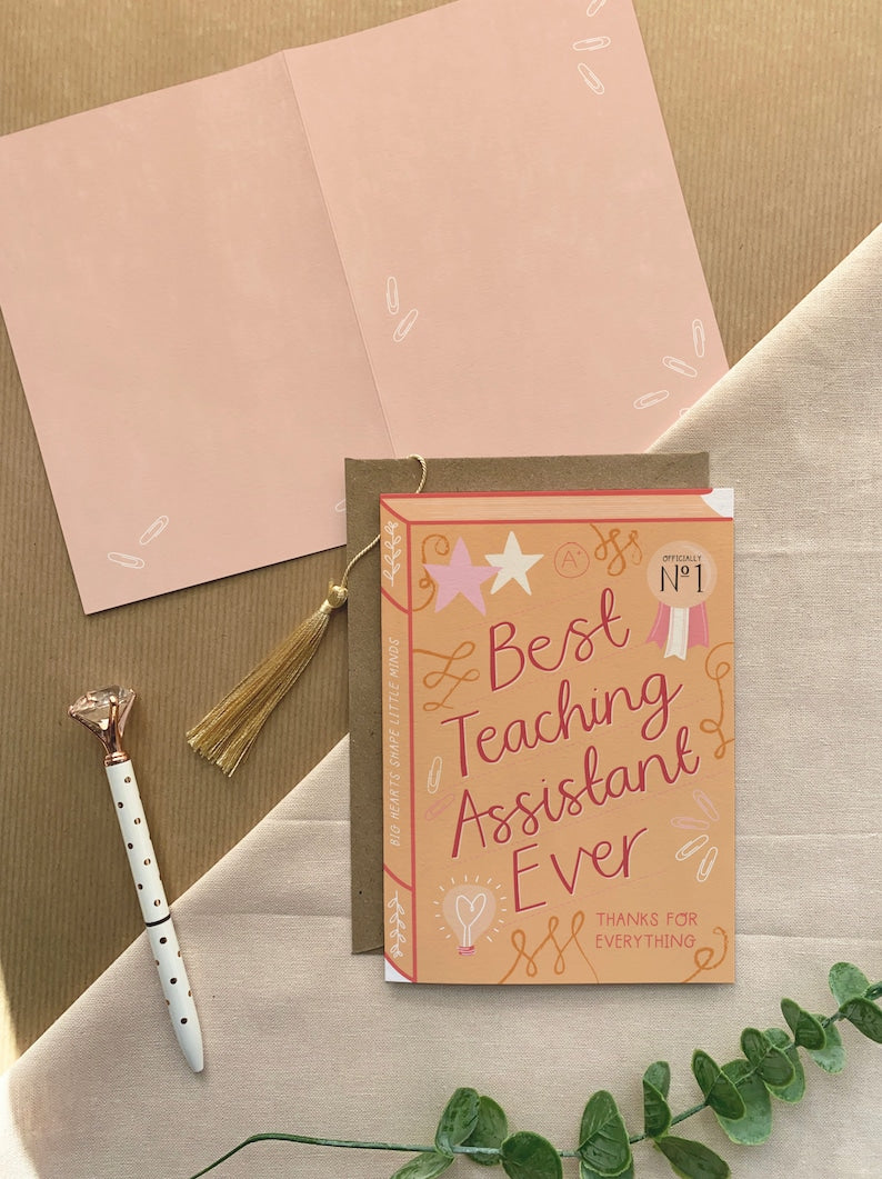 Best Teaching Assistant Card